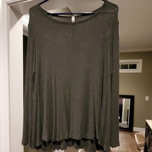 Boutique waffle tunic